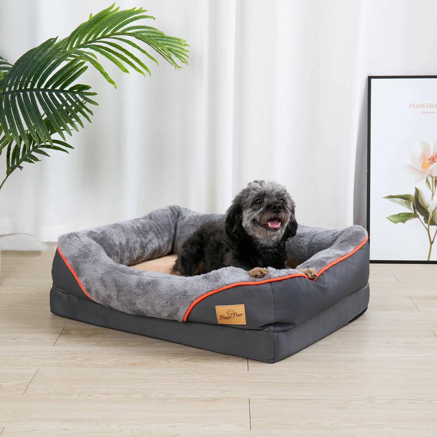 Orthopädisches Hundebett – ergonomisch, waschbar & extra weich