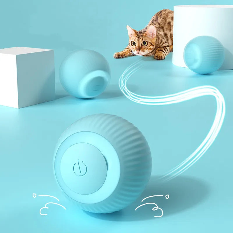 Elektrischer Katzenball | Automatischer selbstrollender Smart Ball für Katzen