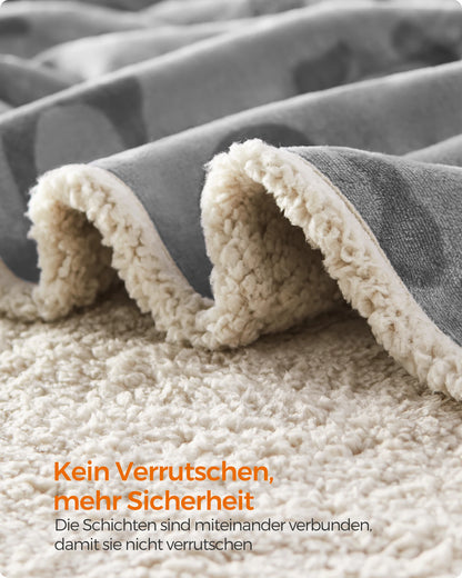 Fleece-Haustierdecke wasserdicht | Weiche, waschbare Schutzdecke für Sofa, Auto & Bett