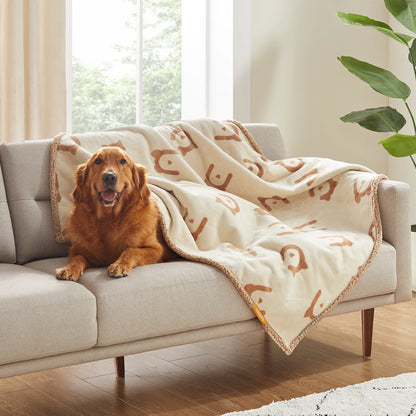 Wasserdichte Hundedecke | Weiche, rutschfeste Schutzdecke für Sofa, Auto & Boden