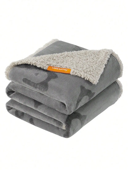 Wasserdichte Fleece-Haustierdecke XL (152×127 cm) | Weiche, waschbare Schutzdecke für Sofa, Auto & Bett
