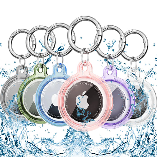 Wasserdichte AirTag Hülle für Haustiere | Transparente Schutzhülle für Hunde & Katzen Halsbänder