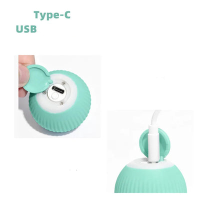 Elektrischer Katzenball | Automatischer selbstrollender Smart Ball für Katzen