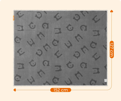 Wasserdichte Fleece-Haustierdecke XL (152×127 cm) | Weiche, waschbare Schutzdecke für Sofa, Auto & Bett