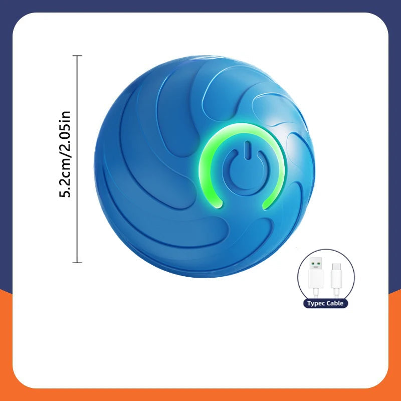 Interaktiver automatischer Spielball für Hunde & Katzen | Selbstbewegender Smart Pet Ball