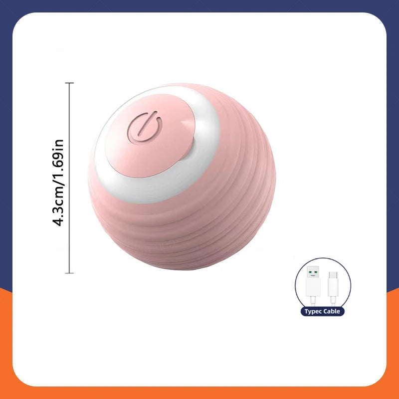 Interaktiver automatischer Spielball für Hunde & Katzen | Selbstbewegender Smart Pet Ball
