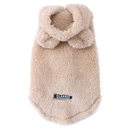 Warmer Haustier Hoodie mit Hasenohren | Winter Pulli für Katzen & kleine Hunde